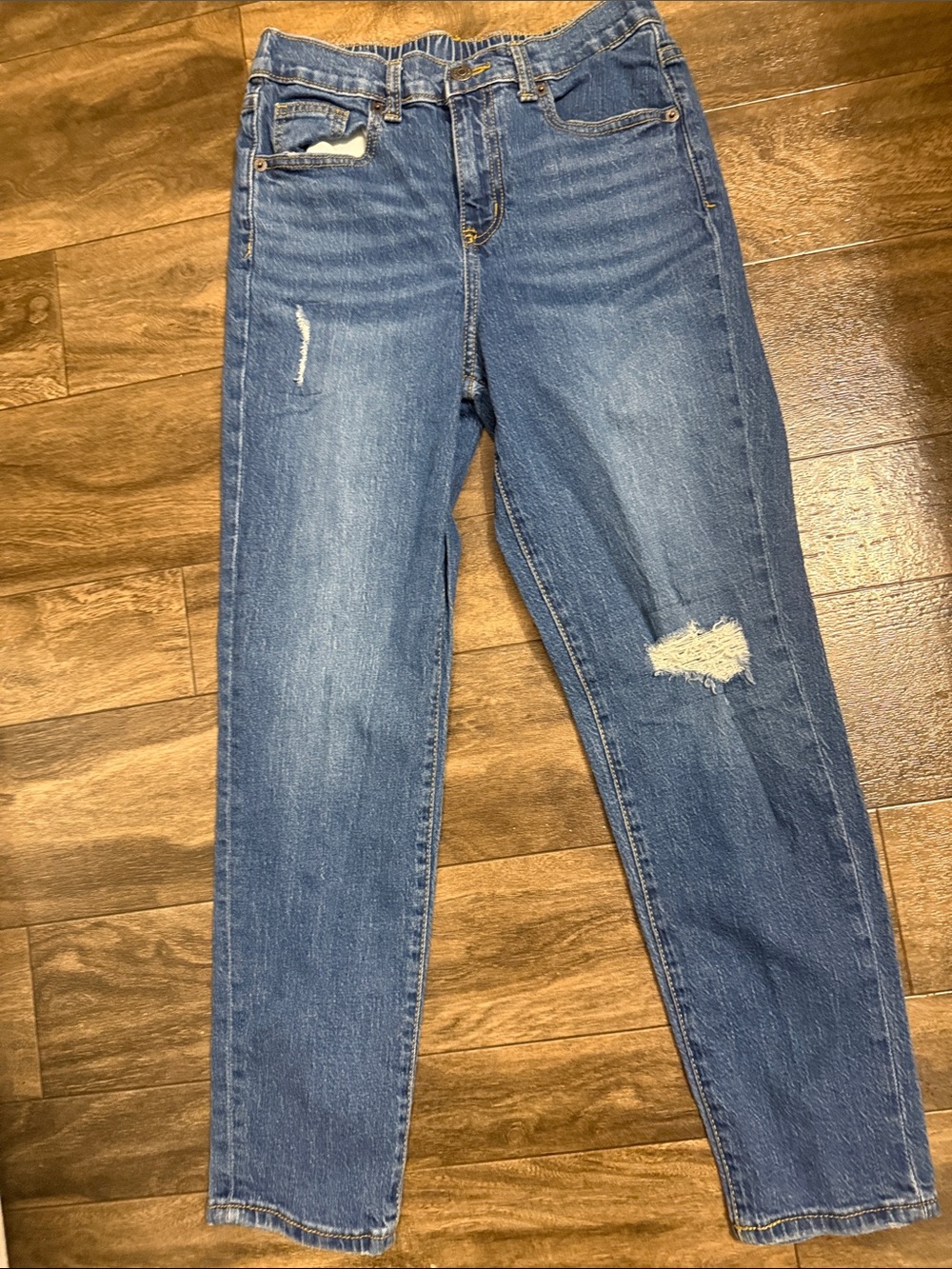 Cat & Jack Blue Distressed Kids' Jeans